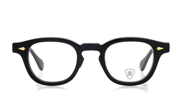 JULIUS TART OPTICAL [CHINATOWN SPECIAL ORDER] メガネ AR-46-24 NYC Gold col.Black/Gold 正面