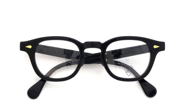 JULIUS TART OPTICAL [CHINATOWN SPECIAL ORDER] メガネ AR-46-24 NYC Gold col.Black/Gold 折りたたみ正面