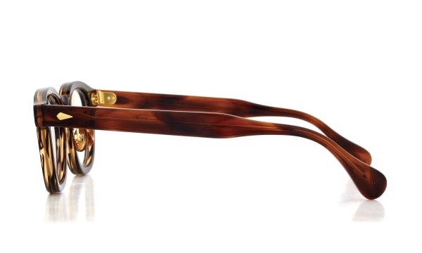 JULIUS TART OPTICAL [CHINATOWN SPECIAL ORDER] メガネ AR-46-24 NYC Gold col.Demi Amber/Gold 側面