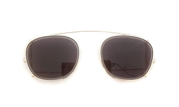 KameManNen KMN-114 48size専用クリップオンサングラス GD/ Warm-Gray-lens