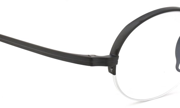 KameManNen メガネ通販 KMN-9930 MBK 47size フロントとテンプルのディテール
