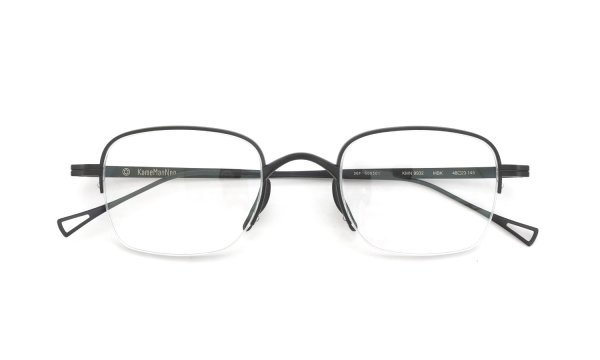 KameManNen メガネ通販 KMN-9932 MBK 48size 折りたたみ正面