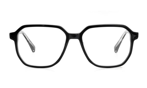 Lunetta BADA メガネ通販 NO.555 col.0110 BLACK・BLACK CLEAR