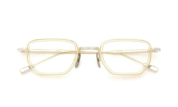 Lunetterie Generale メガネ通販 ALL THE TIME IN THE WORLD col.16K Gold / Palladium & Vintage Crystal Inlay