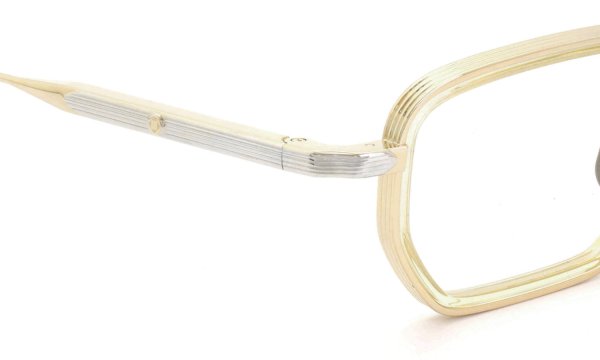 Lunetterie Generale メガネ通販 ALL THE TIME IN THE WORLD col.16K Gold / Palladium & Vintage Crystal Inlay