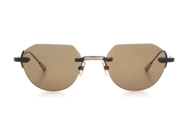 Lunetterie Generale サングラス通販 GRAND PRIX Black / 16K Gold / Solid Bronze