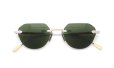 Lunetterie Generale サングラス通販 GRAND PRIX Palladium / 18K Gold / Solid Green G15