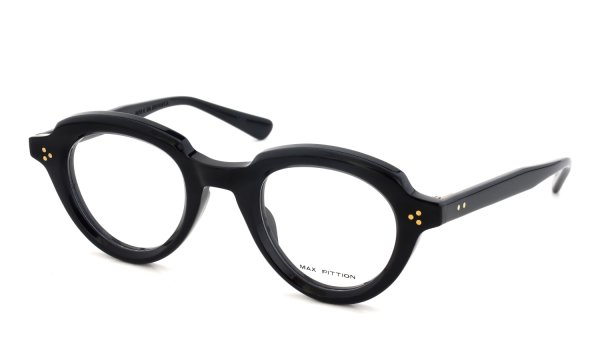 MAX PITTION マックス ピティオン メガネ通販 GORIOT 46-26 col.PIANO BLACK PL-021A 斜め正面