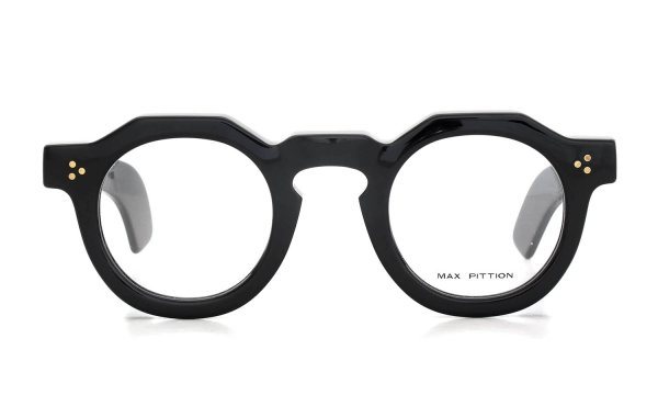 MAX PITTION マックス ピティオン メガネ通販 HUGO 44-28 PIANO BLACK PL-004A