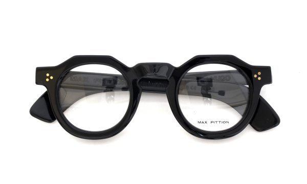 MAX PITTION マックス ピティオン メガネ通販 HUGO 44-28 PIANO BLACK PL-004A