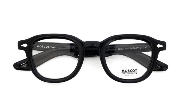 MOSCOT 2026年春発表 限定生産メガネ DAHVEN(47) BKS 47size JPN LTD 20