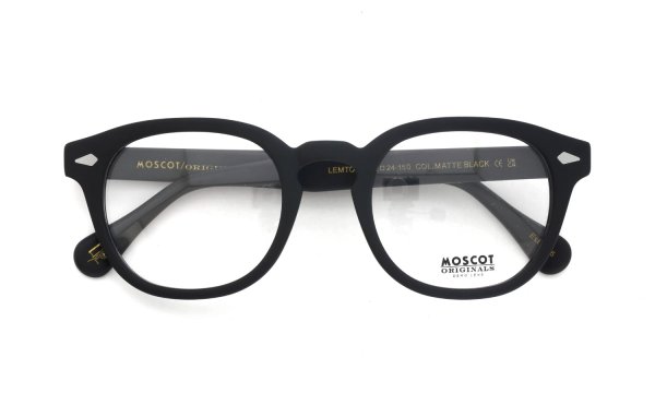 MOSCOT メガネ通販 LEMTOSH Matte Black 52