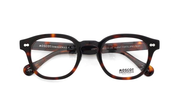 MOSCOT 2026年春発表 限定生産メガネ LEMTOSH BURNT TORTS 49size JPN LTD 20