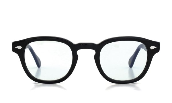 MOSCOT 紫外線調光サングラス LEMTOSH  46size(M) col.BLACK BLUE+ 正面