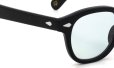MOSCOT 紫外線調光サングラス LEMTOSH  46size(M) col.BLACK BLUE+ ヒンジ表側ディテール