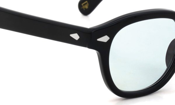 MOSCOT 紫外線調光サングラス LEMTOSH  46size(M) col.BLACK BLUE+ ヒンジ表側ディテール