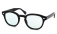 MOSCOT 紫外線調光サングラス LEMTOSH 49size(M) col.BLACK BLUE+ 斜め正面