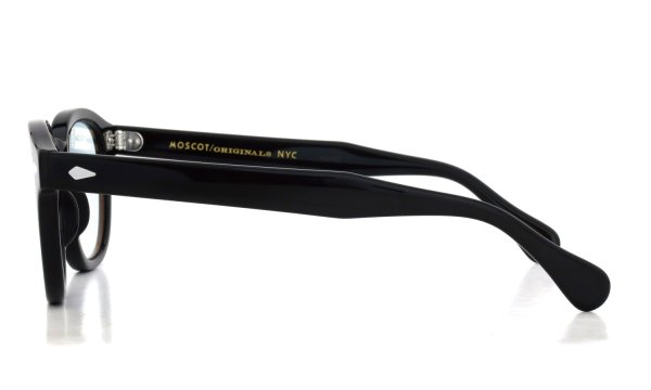 MOSCOT 紫外線調光サングラス LEMTOSH 49size(M) col.BLACK BLUE+ 側面