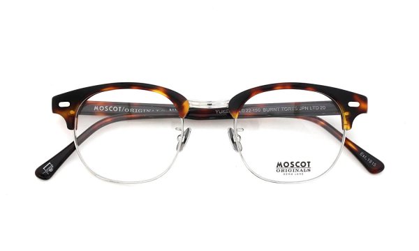 MOSCOT 2026年春発表 限定生産メガネ YUKEL(48) BURNT TORTS 48□22size JPN LTD 20