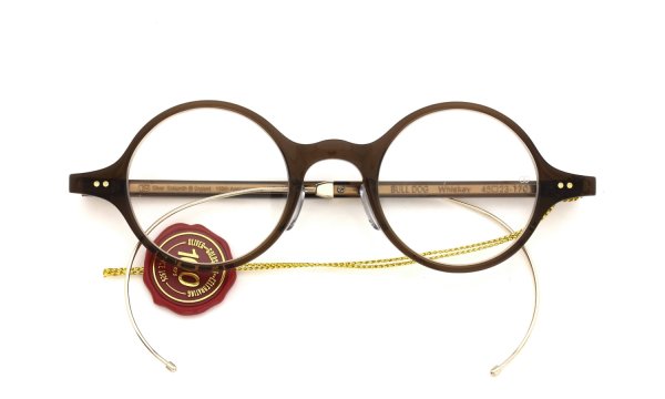 Oliver Goldsmith 100th Anniversary 限定復刻メガネ BULL DOG col.Whiskey