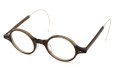 Oliver Goldsmith 100th Anniversary 限定復刻メガネ BULL DOG col.Whiskey