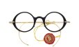 Oliver Goldsmith 100th Anniversary 限定復刻メガネ PORTSMOUTH col.Nero 折りたたみ時の正面