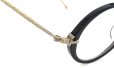 Oliver Goldsmith 100th Anniversary 限定復刻メガネ PORTSMOUTH col.Nero ヒンジのディテール