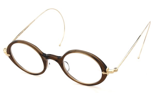 Oliver Goldsmith 100th Anniversary 限定復刻メガネ PORTSMOUTH col.Whiskey 斜め前