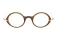 Oliver Goldsmith 100th Anniversary 限定復刻メガネ PORTSMOUTH col.Whiskey 正面