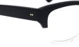 Oliver Goldsmith メガネ CONSUL-g col.Black Float ヒンジ表側ディテール