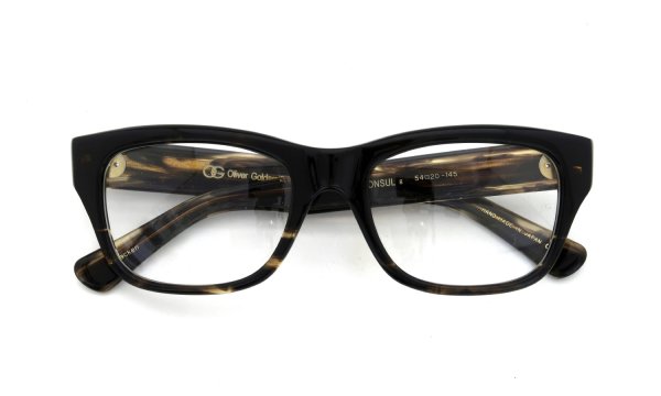 Oliver Goldsmith メガネ CONSUL-g col.Bracken 折りたたみ正面