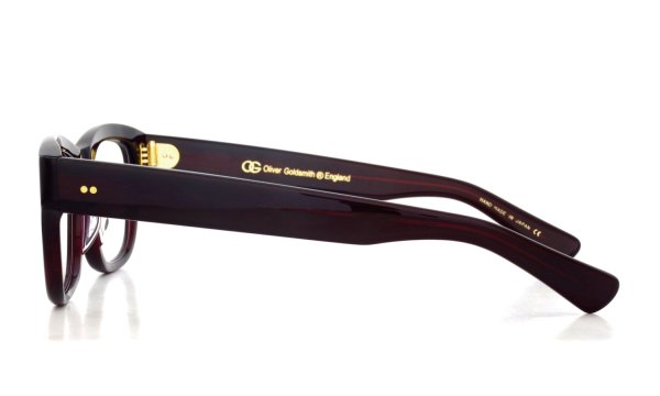 Oliver Goldsmith 定番メガネ CONSUL-s col.Red Coat 側面
