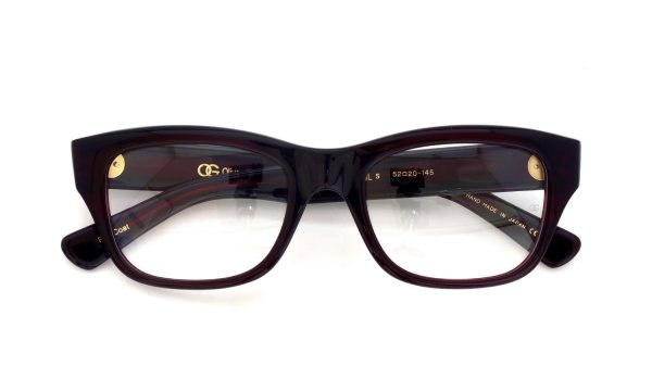Oliver Goldsmith 定番メガネ CONSUL-s col.Red Coat 折りたたみ正面