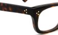 Oliver Goldsmith メガネ VICE CONSUL-g Dark Tortoiseshell  フロントとテンプルのディテール