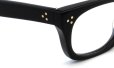 Oliver Goldsmith メガネ VICE CONSUL-g Nero フロントとテンプルのディテール