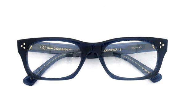 Oliver Goldsmith メガネ通販 VICE CONSUL-g River 折りたたみ正面