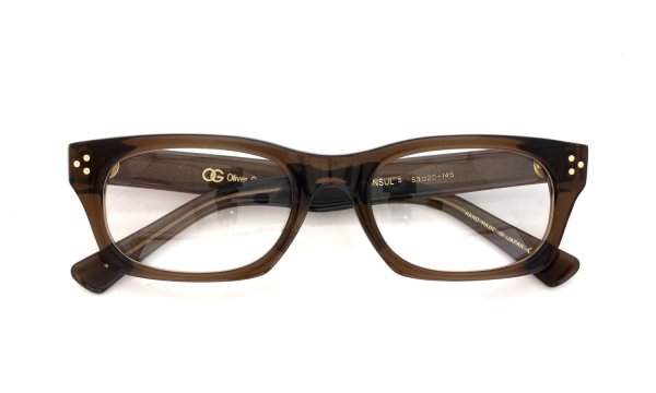 Oliver Goldsmith メガネ VICE CONSUL-s col.Wiskey 折りたたみ正面