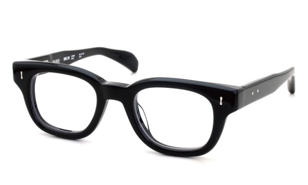 PETER AND MAY 伊達メガネ CHERISH col.BLACK 斜め正面