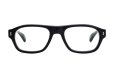 PETER AND MAY 伊達メガネ COTE COUR col.BLACK 正面