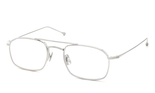 PETER AND MAY ピーターアンドメイ 伊達メガネ通販 MINI MACHINE col.BRUSHED SILVER