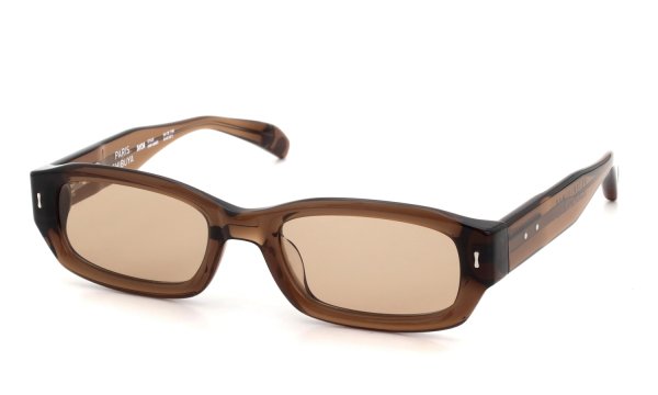 PETER AND MAY × Manhattan Records コラボレーションサングラス S#134 DARK AMBER LATTE