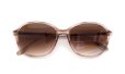 PETER AND MAY ピーターアンドメイ サングラス通販 SOLENNE col.BEIGE/FADE BROWN 折りたたみ正面