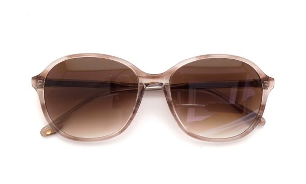 PETER AND MAY ピーターアンドメイ サングラス通販 SOLENNE col.BEIGE/FADE BROWN 折りたたみ正面
