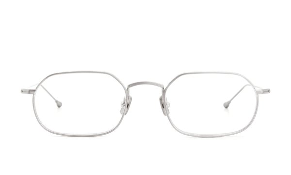 PETER AND MAY 伊達メガネ通販 TT11 AKIRA col.BRUSHED SILVER 正面