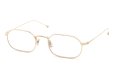 PETER AND MAY 伊達メガネ通販 TT11 AKIRA col.GOLD 斜め正面