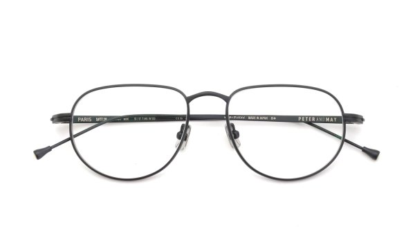 PETER AND MAY 伊達メガネ TT20 SAVANT col.MBK 折りたたみ正面