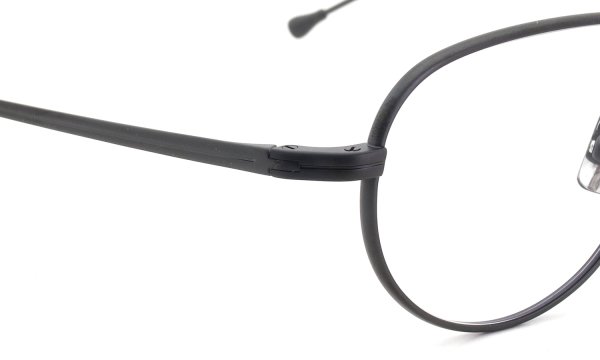 PETER AND MAY 伊達メガネ TT20 SAVANT col.MBK ヒンジ表側ディテール