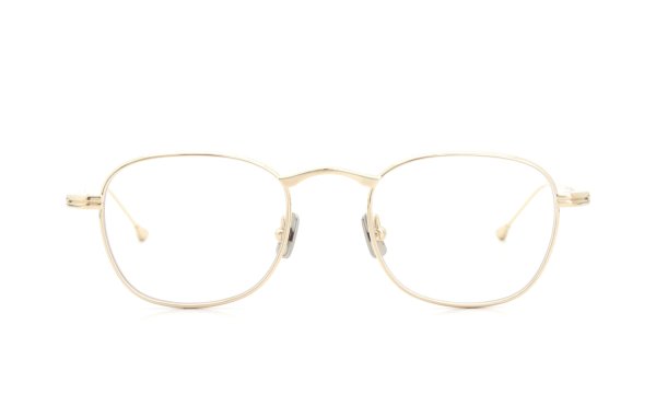 PETER AND MAY 伊達メガネ TT23 ARC col.G GOLD 正面