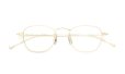 PETER AND MAY 伊達メガネ TT23 ARC col.G GOLD 折りたたみ正面