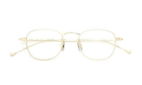 PETER AND MAY 伊達メガネ TT23 ARC col.G GOLD 折りたたみ正面